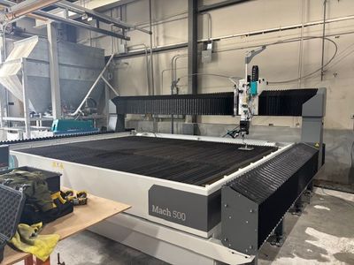 Industrial CNC granite cutting machine electrical power installation